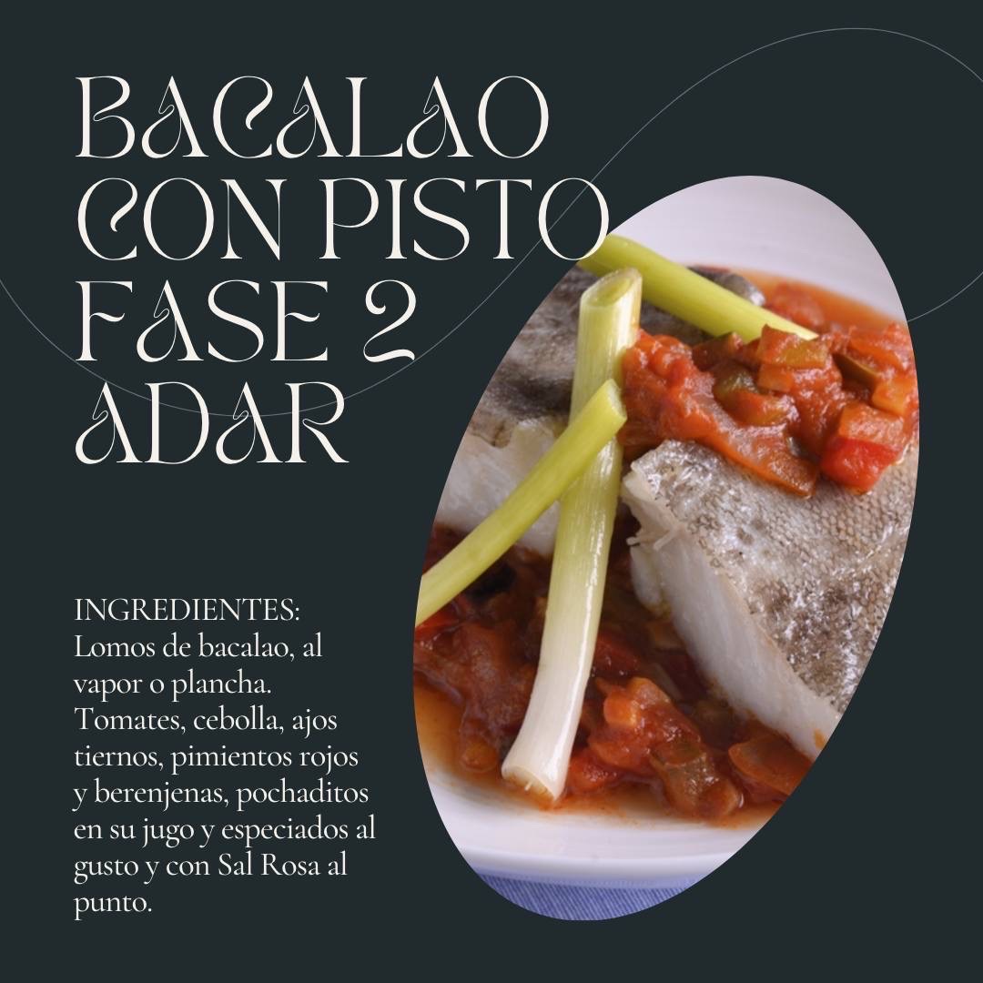 Bacalao con Pisto